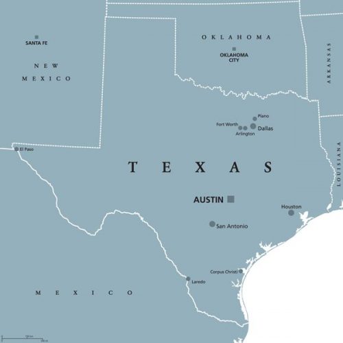 Map of NM, TX, and OK